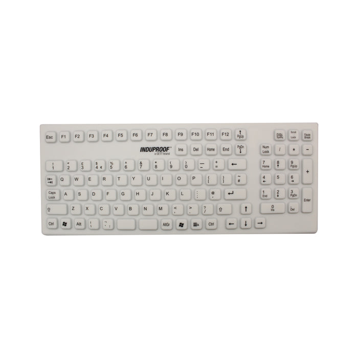 Indukey TKG-106-IP68-WHITE-USB Smart Clinical Keyboard