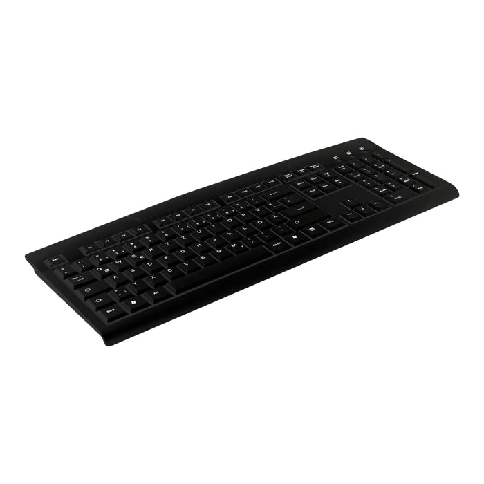 Active Key AK-8000 Washable Keyboard in Black - Wired