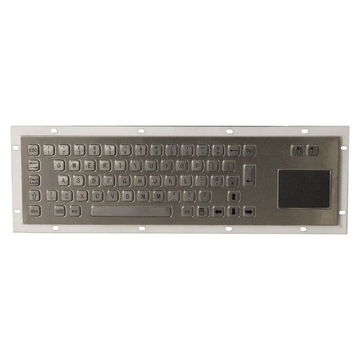 KBS-PC-DT Stainless Steel Keyboard with Touchpad