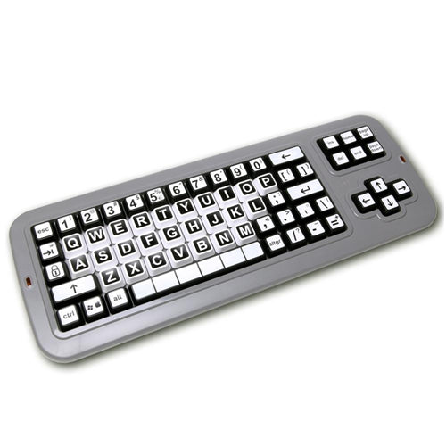 Clevy Contrast Keyboard - High Visibility 