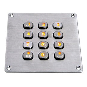 KBS-KP-2083 Stainless Steel Backlit Keypad