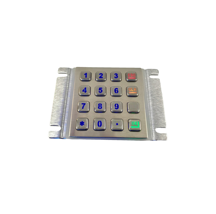 KBS-KP-2088B-LED Stainless Steel Keypad
