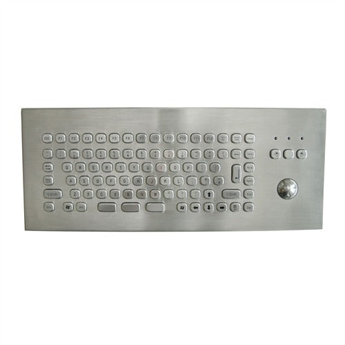 KBS-PC-MINI2-DESK Stainless Steel Compact Desktop Keyboard
