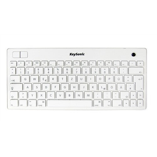Keysonic KSK-3201 Mac Bluetooth Wireless Keyboard With Integrated Trackball