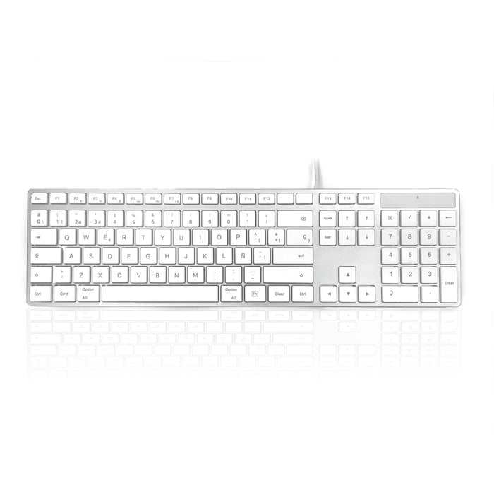 Accuratus KYB-301 Full Size Apple Mac Multimedia language keyboard