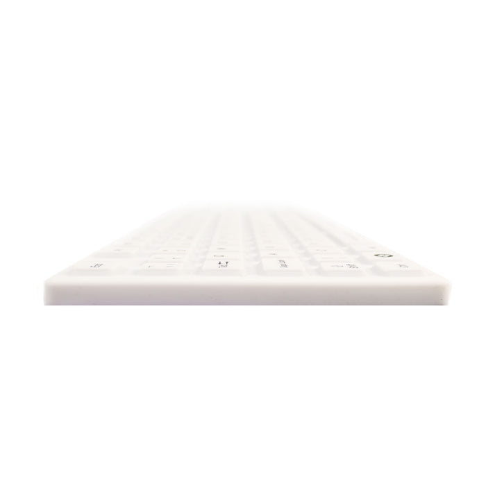 AccuMed 105 Medical/Industrial Waterproof White Keyboard