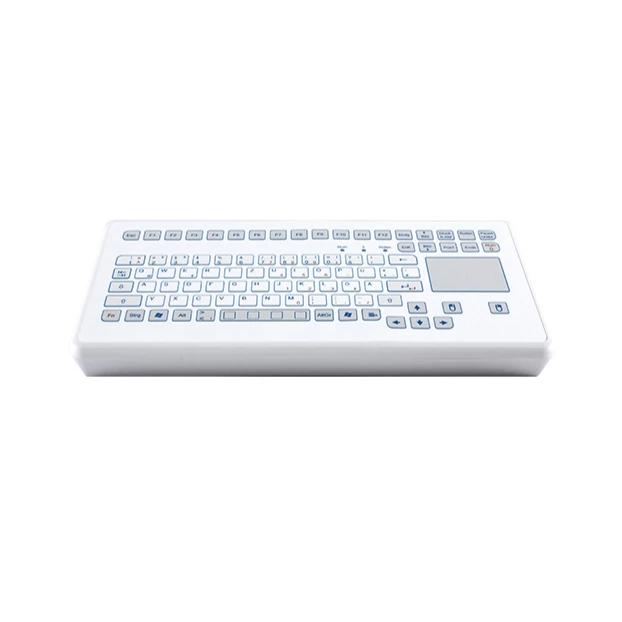 InduKey TKS-088c-TOUCH-KGEH Keyboard with Integrated Touchpad