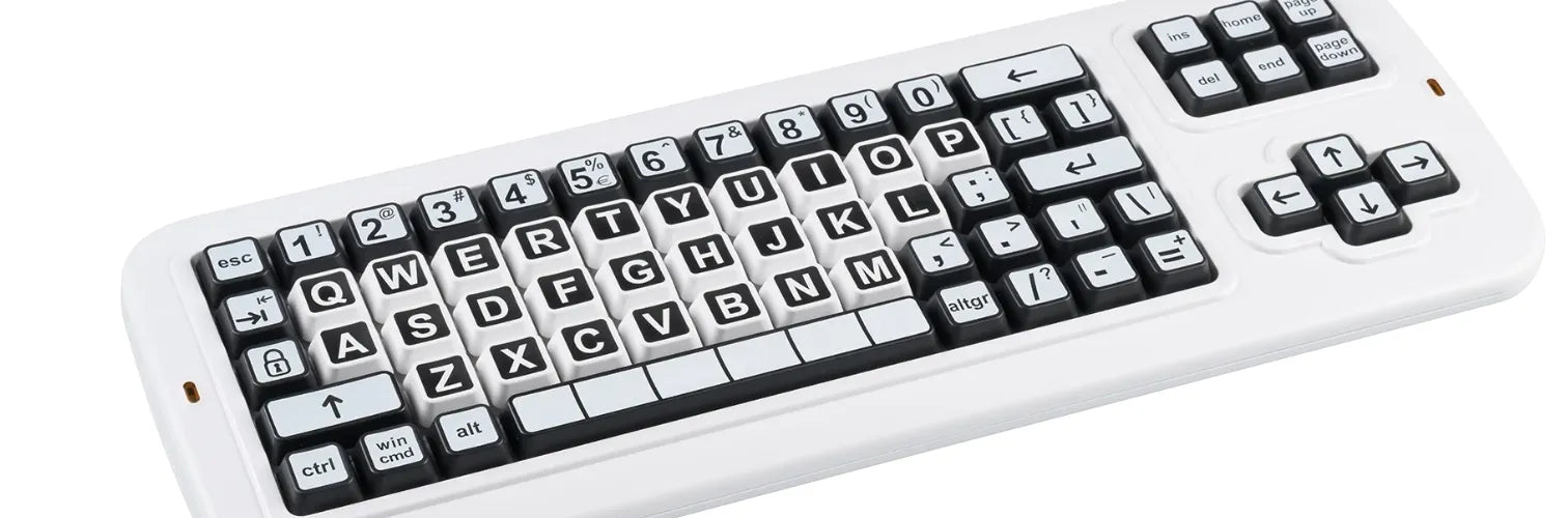Clevy Contrast Keyboard: A Simple Solution for Reduced Visual Strain