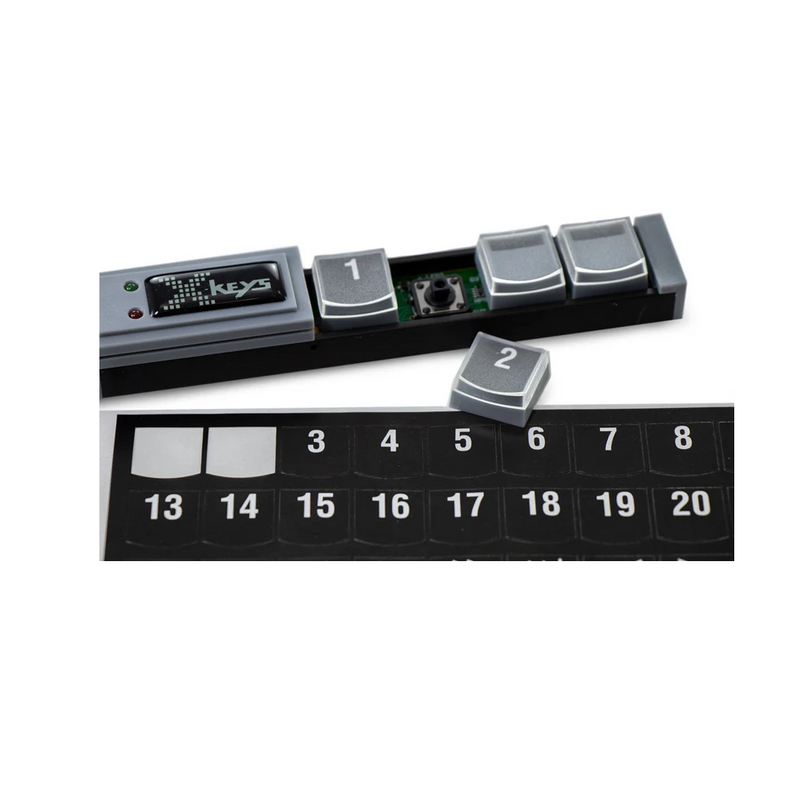 X-keys XKS-04 Fully Programmable Keyboard - Stick