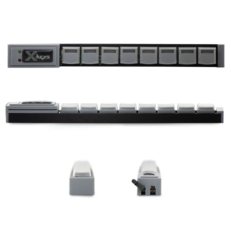 X-keys XKS-08 Fully Programmable Keyboard - Stick