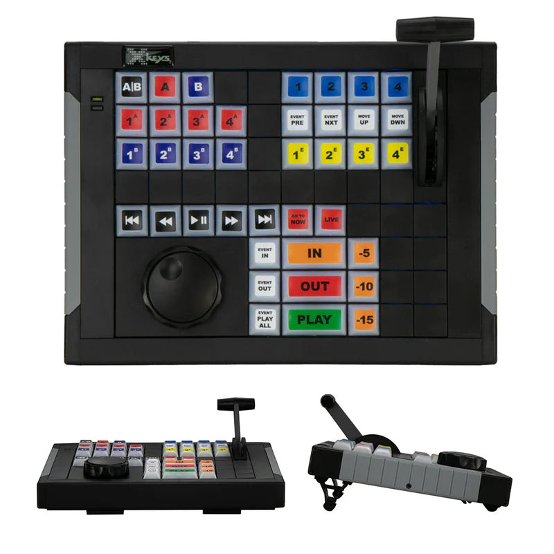 X-keys XKE-64 Jog T-Bar USB Replay Controller