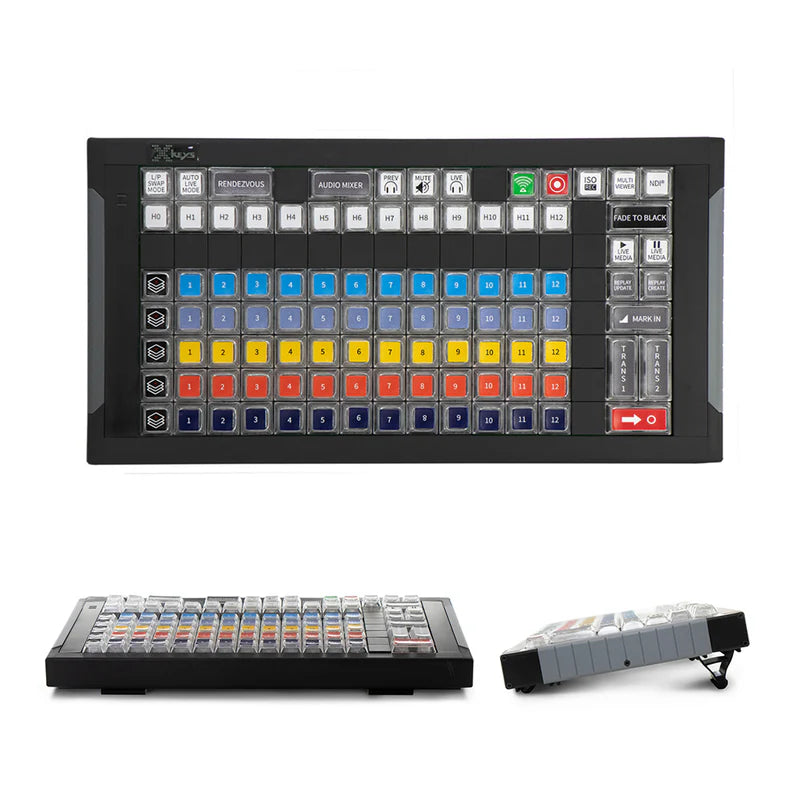 X-keys XK-128 Keyboard and Wirecast Key Set
