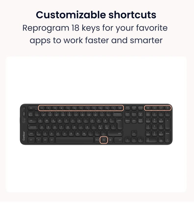 Contour Balance Full-Size Wireless Keyboard