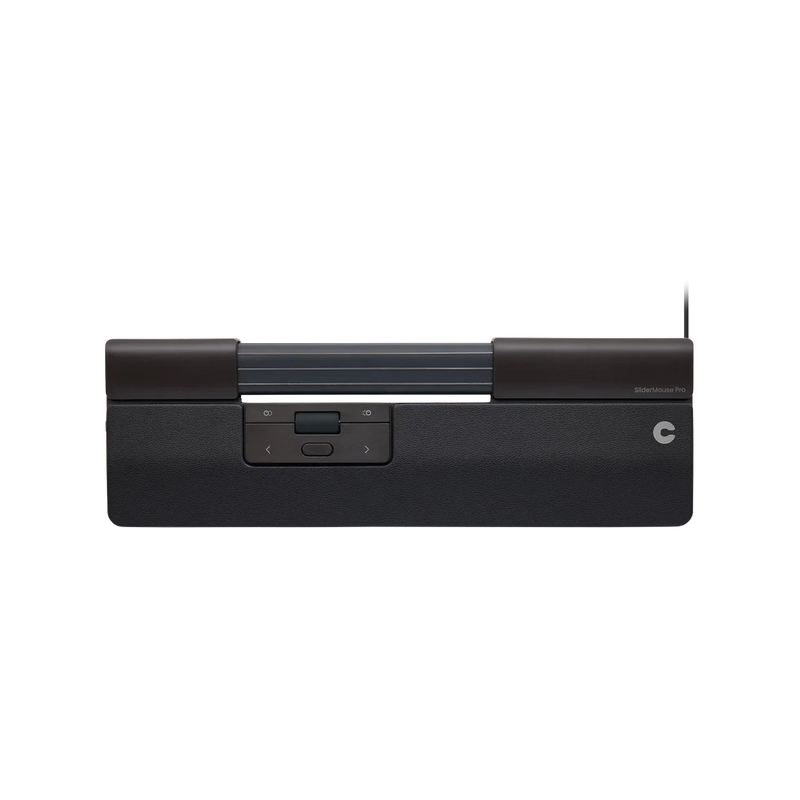 Contour SliderMouse Pro with Slim Wrist Rest Vegan Leather