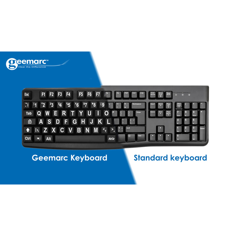 KBS Black V3 - High Visibility Keyboard