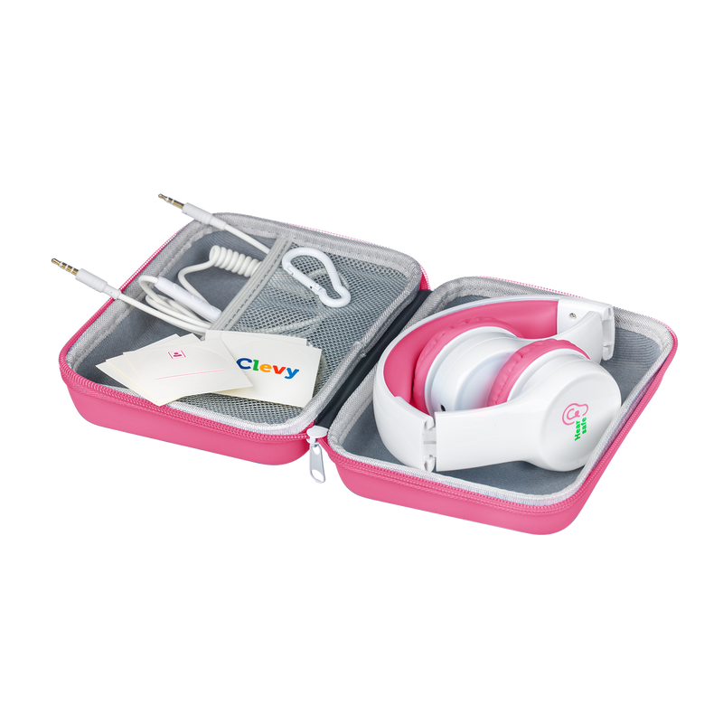 Clevy Hearsafe Headphones Pink
