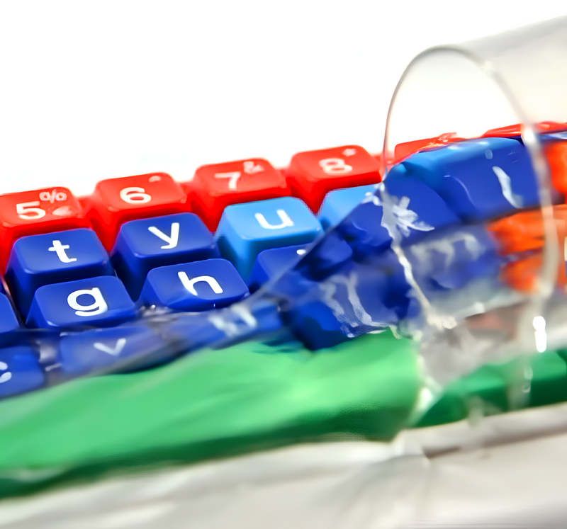 Clevy Tri-Mode Uppercase Large Key Keyboard with UK layout