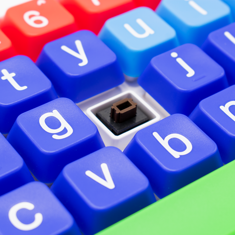 Clevy Tri-Mode Uppercase Large Key Keyboard with UK layout