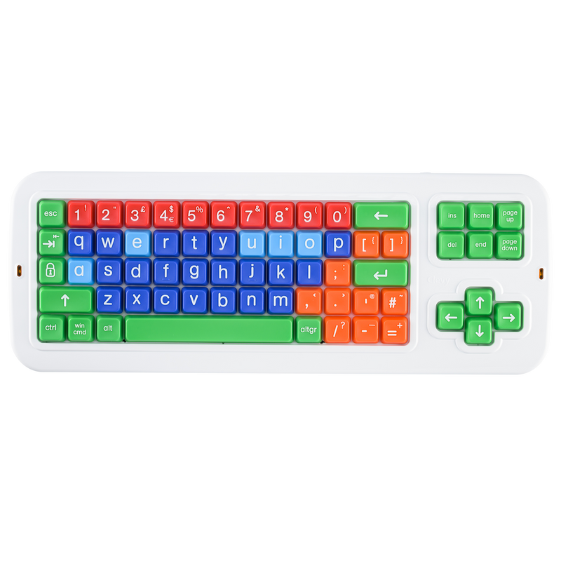 Clevy Tri-Mode Lowercase Large Key Keyboard with UK layout