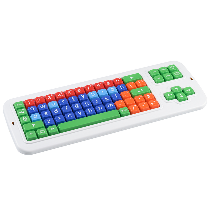 Keyboard With Large Control Key Clevy Tri-Mode Lowercase Large Key Keyboard with UK layout — Keyboard ...