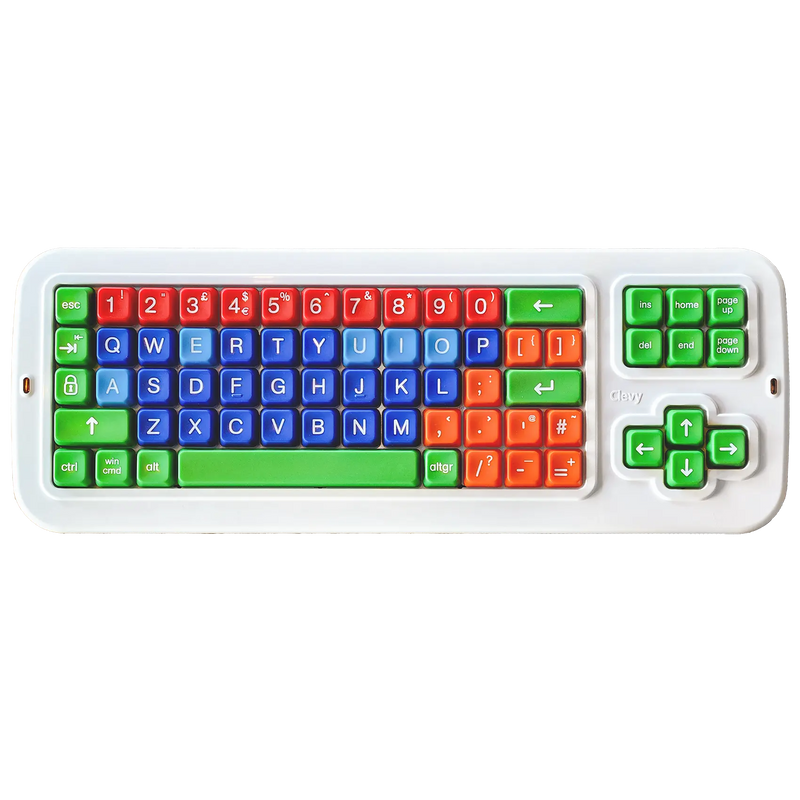 Clevy Tri-Mode Uppercase Large Key Keyboard with UK layout