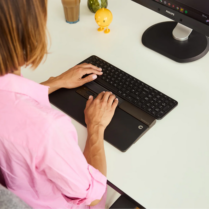 Contour SliderMouse Pro with Extended Wrist Rest Vegan Leather