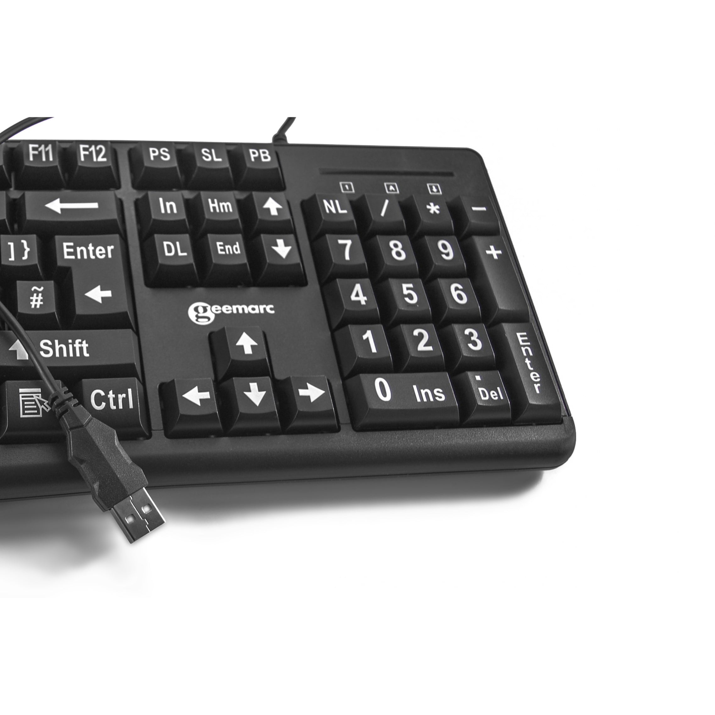 KBS Black V3 - High Visibility Keyboard — Keyboard Specialists LTD