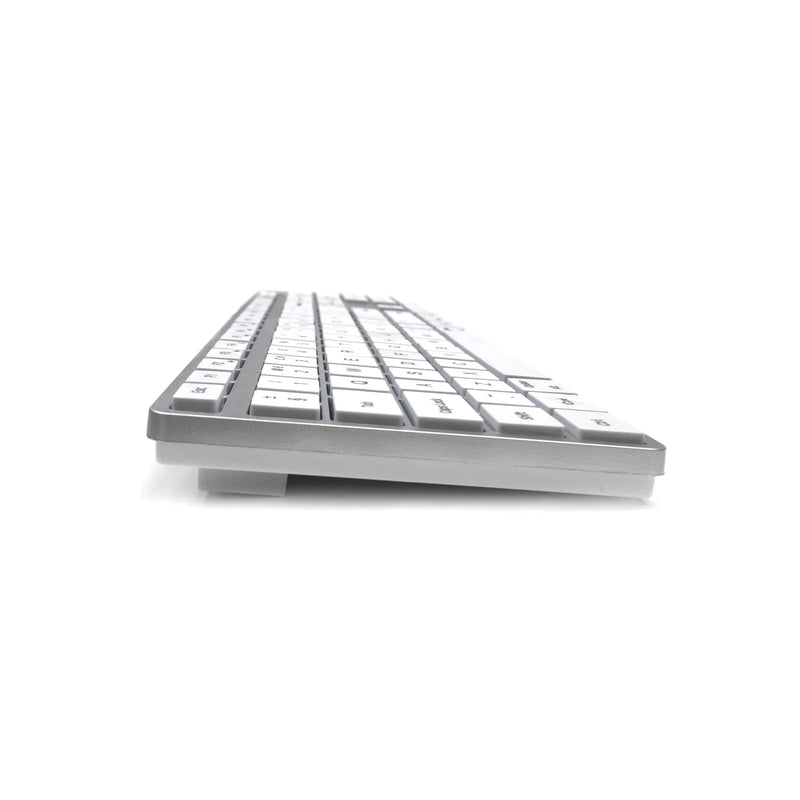 Accuratus 301 MAC Wireless Multi-Device - Dual Bluetooth 5.2 & RF 2.4GHz Wireless Multi-device Multimedia Apple Mac Slim Keyboard