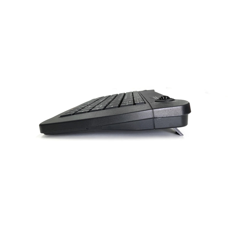 Accuratus Compact 5010 Wireless Bluetooth & RF 2.4GHz Keyboard with Integrated Trackball
