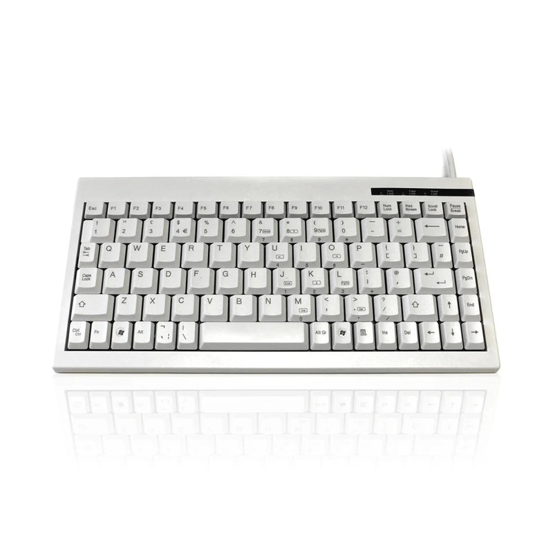 Accuratus KYBAC595 USB Professional Mini Keyboard in White