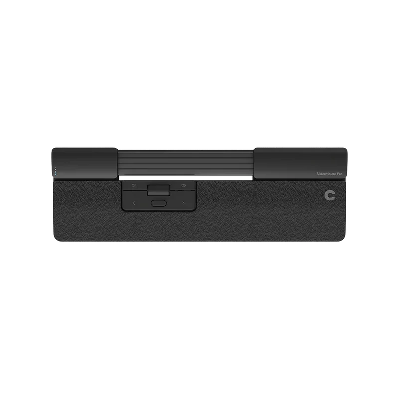 Contour SliderMouse Pro with Slim Wrist Rest Vegan Leather