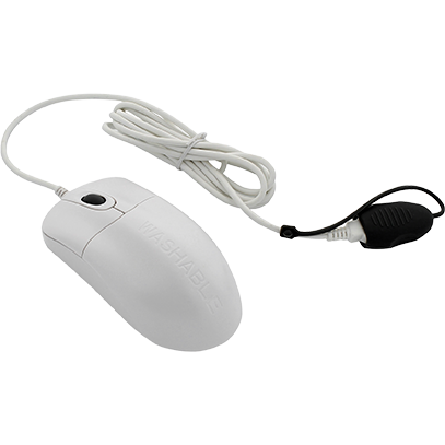 Silver Storm The Antimicrobial Washable Mouse in Black or White