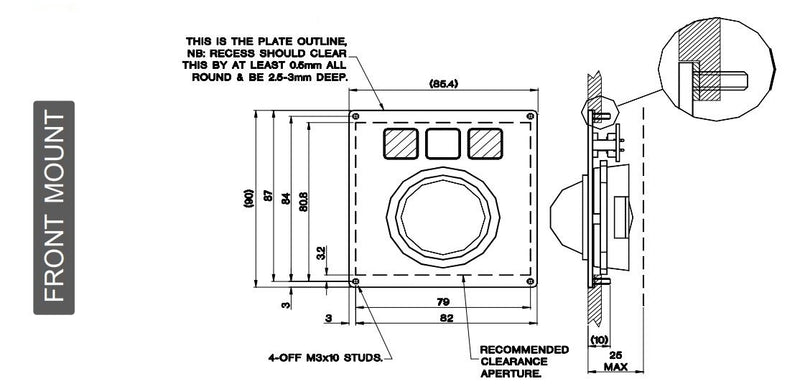 CKS TB38 Rugged Industrial Trackerball