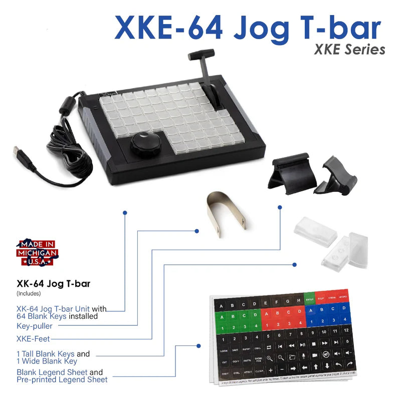 X-keys XKE-64 Jog T-Bar USB Controller