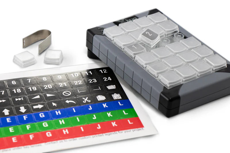 X-keys XK-24-KVM Programmable Keypad for use with a KVM Switch