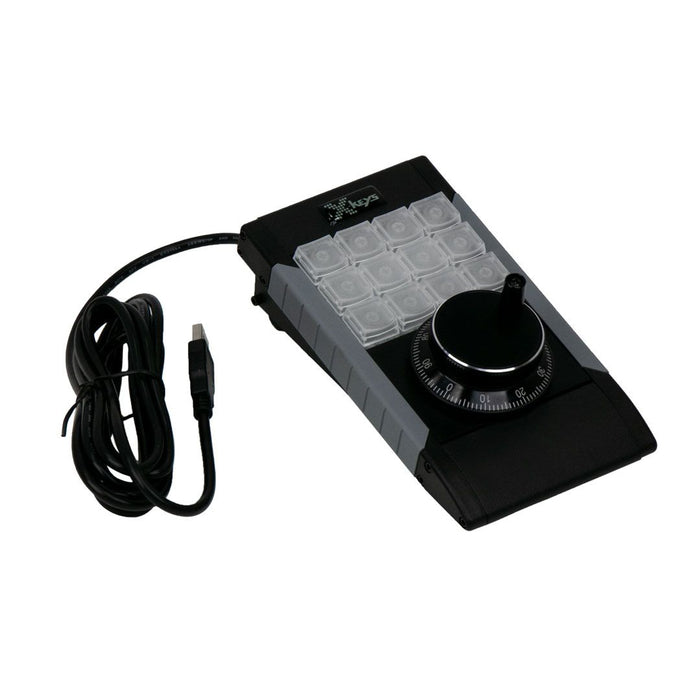 X-keys XBE-12 Handwheel and Programmable Keypad — Keyboard Specialists LTD