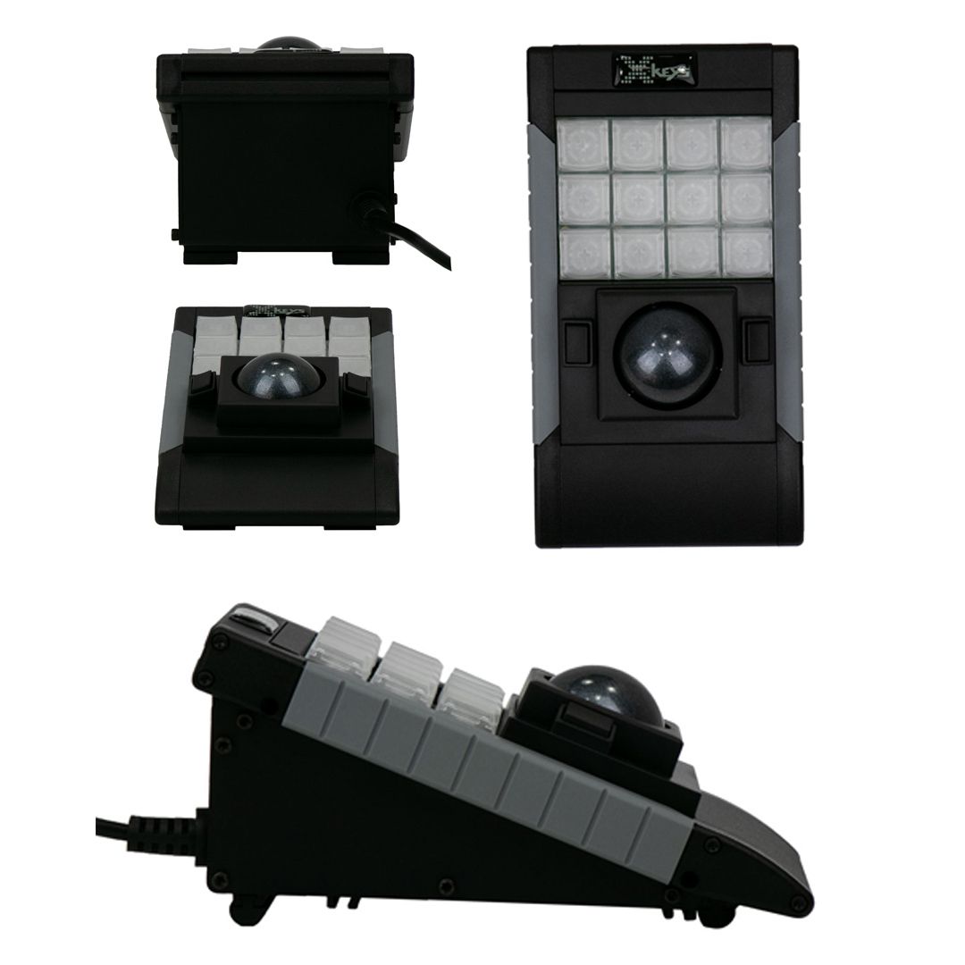 X-keys XBE-12 Trackball and Programmable Keypad — Keyboard Specialists LTD