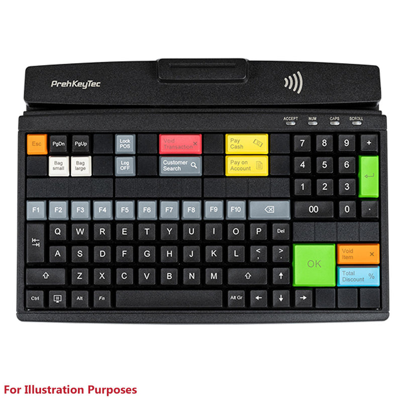 PrehKeyTec MCI 128 Reliable Cash Desk Programmable Keyboard