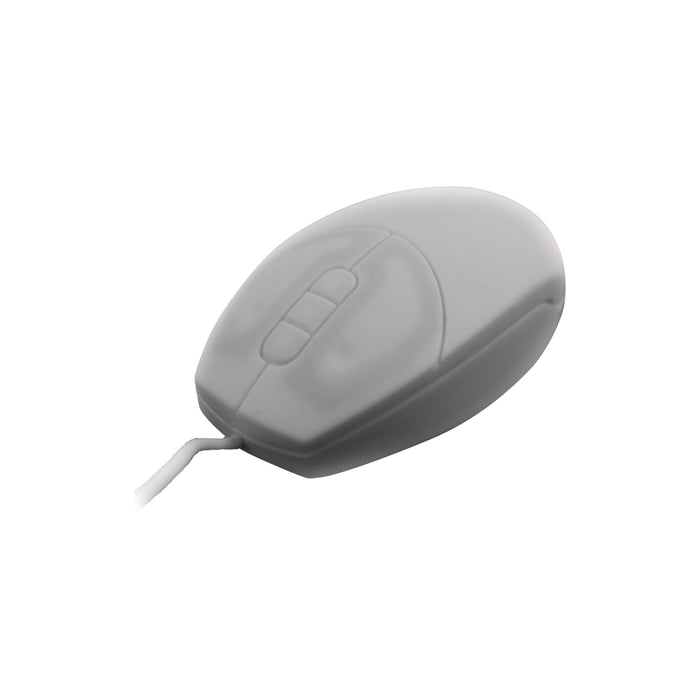 Active Key AK-PMT1 Waterproof Scroll Wheel Mouse in White - Wired