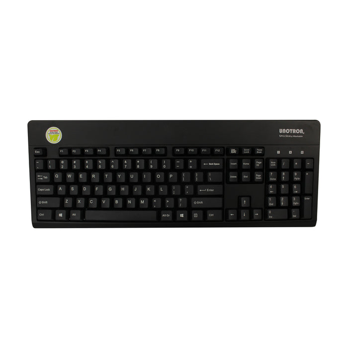 Unotron S6000K IP66 - Washable Antimicrobial Protected Keyboard