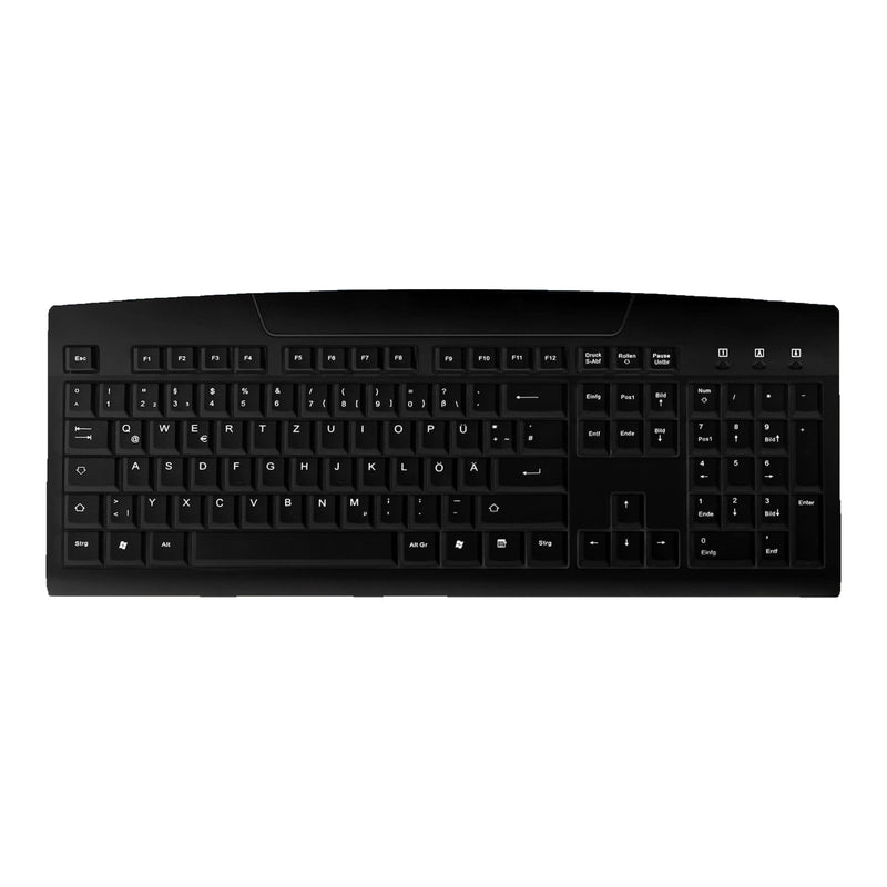 Active Key AK-8000 Washable Keyboard in Black - Wired