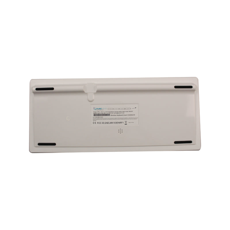 Purekeys Wireless Compact Medical Keyboard - IP66 with Tactile Feedback