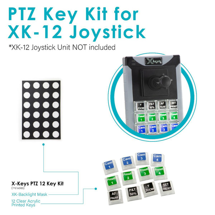 X-keys PTZ 12 Key Set