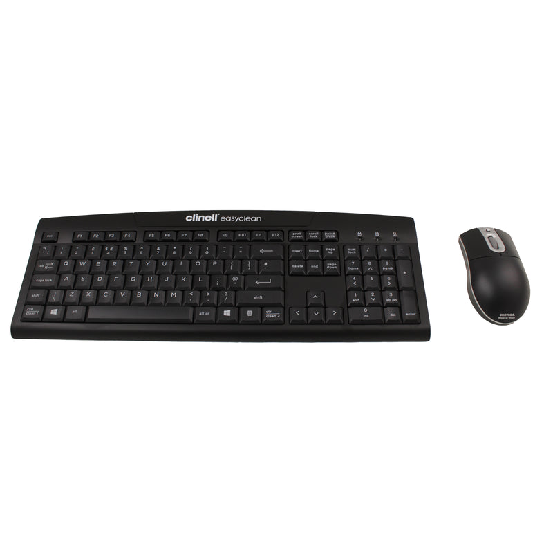 Clinell Medical Keyboard & Unotron Mouse Washable Bundle.