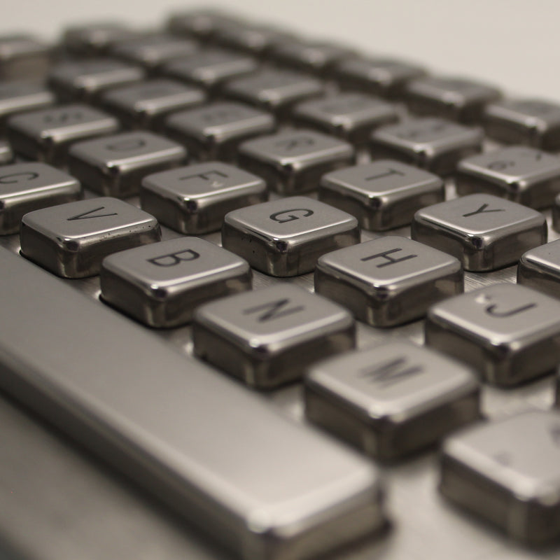KBS-PC-F2H Stainless Steel Keyboard with Trackball and FN Keys