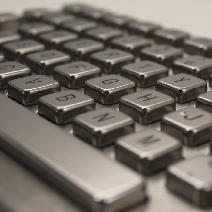 KBS-PC-F2H Stainless Steel Keyboard with Trackball and FN Keys ...