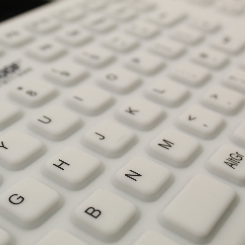Indukey TKG-106-IP68-WHITE-USB Smart Clinical Keyboard