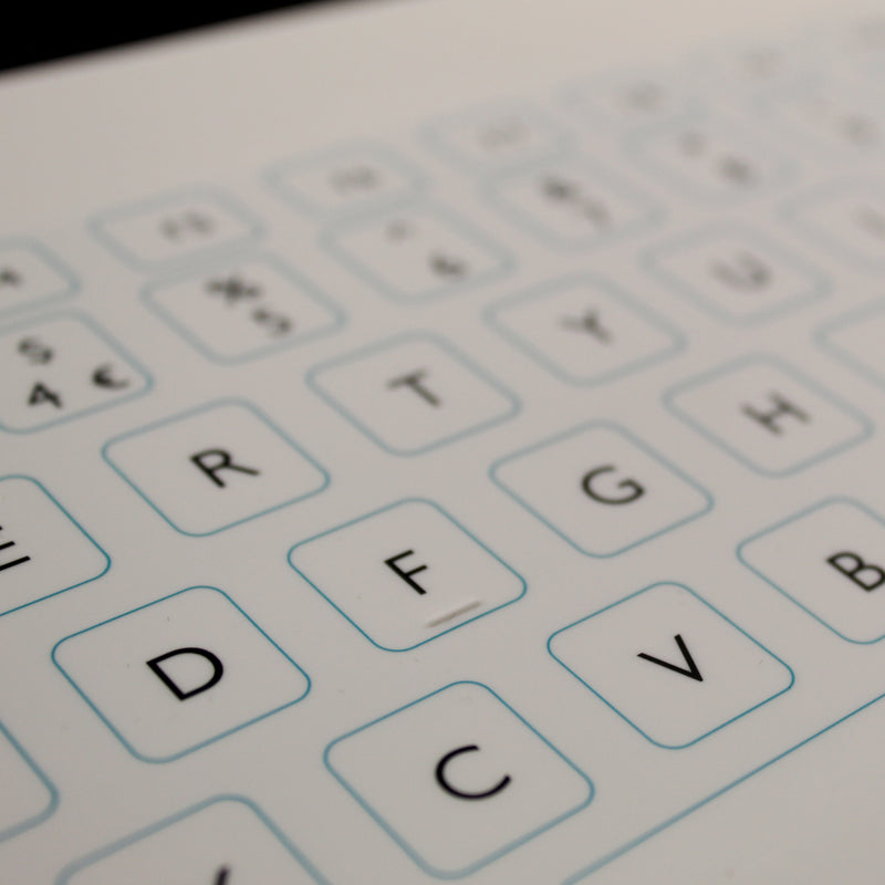 Purekeys Wireless Compact Medical Keyboard - IP66 with Tactile Feedback