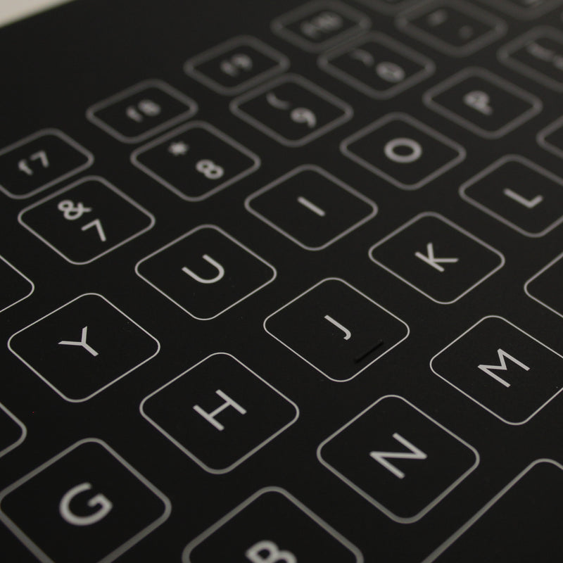 Purekeys Compact Keyboard in Black - Wired, IP66 with Tactile Feedback