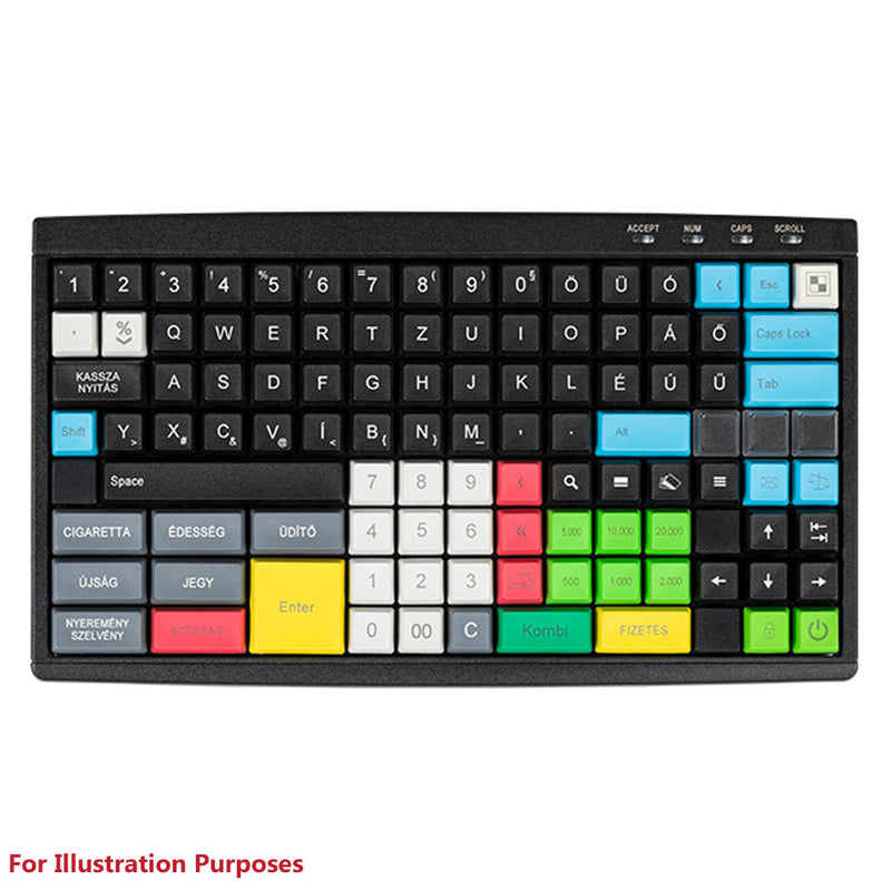 PrehKeyTec MCI 128 Reliable Cash Desk Programmable Keyboard